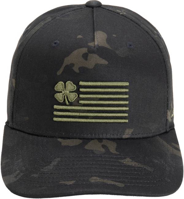 Black Clover Men's Black Multi-Camo Clover Nation Golf Hat