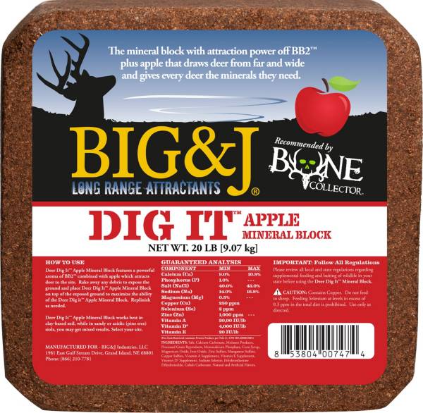 Big & J Dig It Apple Mineral Block product image