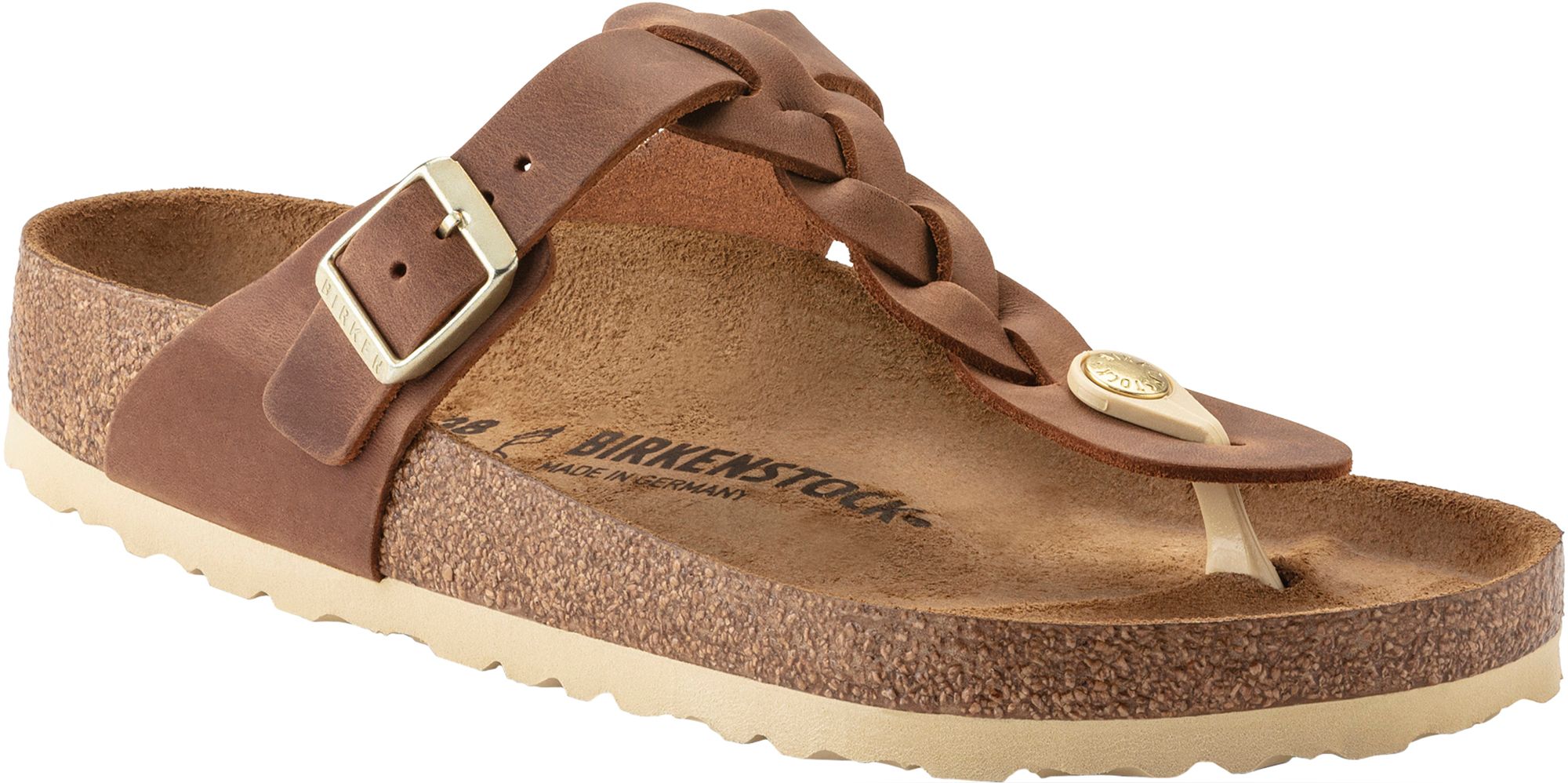 birkenstock gizeh oiled leather braided