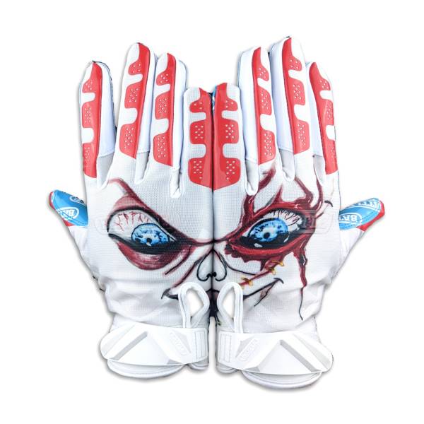 Battle Adult Lil Evil Battle Cloaked Football Gloves