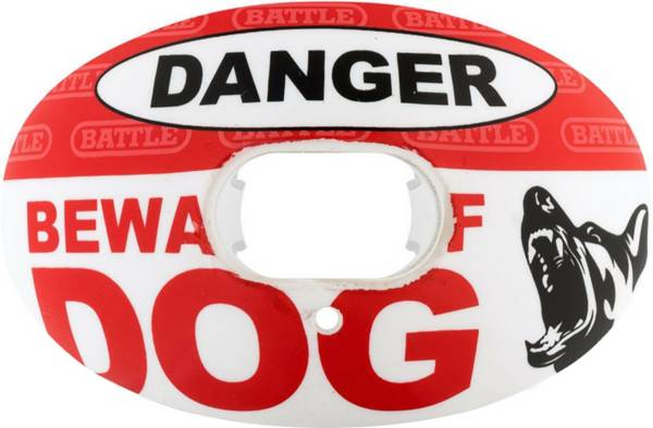 Battle Sports Beware of Dog Oxygen Football Mouthguard