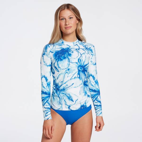 CALIA Ruched Long Sleeve Rashguard