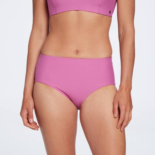 CALIA Women's Sculpt Mid Rise Bikini Bottom
