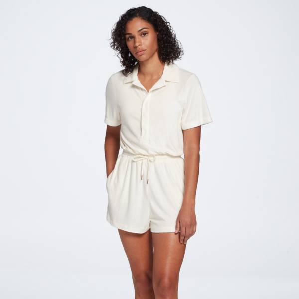 CALIA Women's Terry Romper