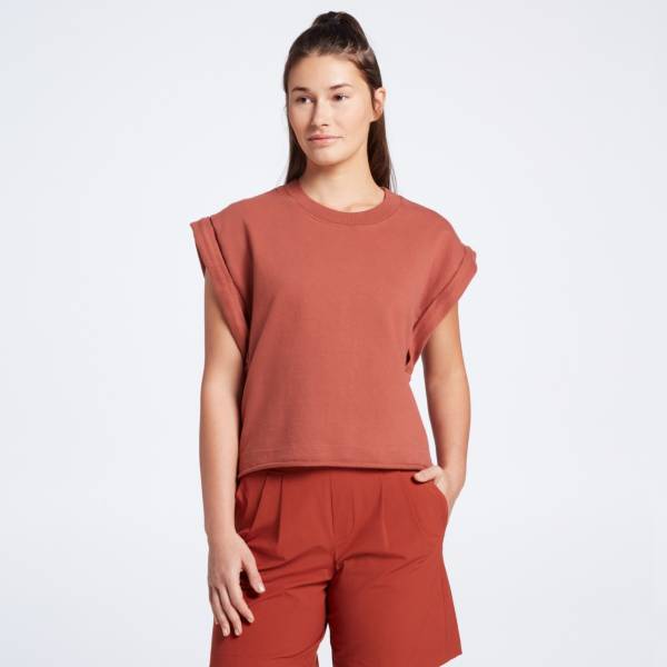 CALIA Women's Extended Shoulder Sleeveless Top