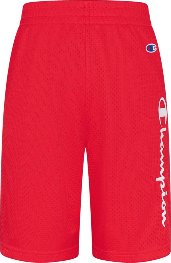 Champion Boys' Vertical Script Mesh Shorts