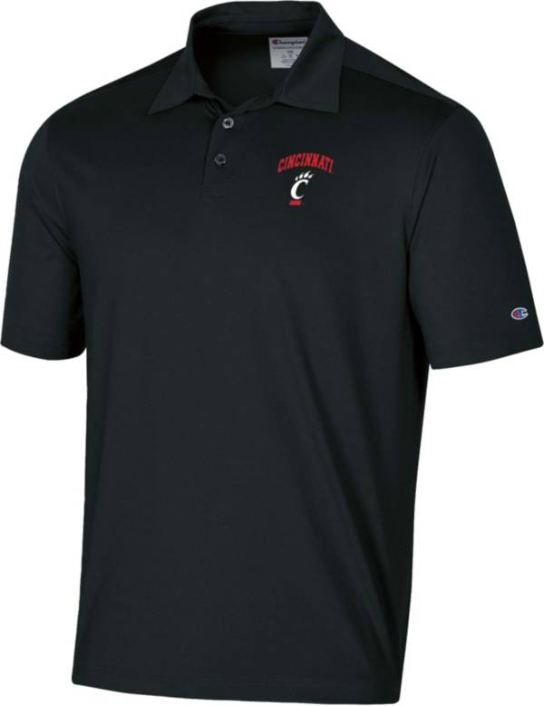 Champion Men's Cincinnati Bearcats Black Performance Polo