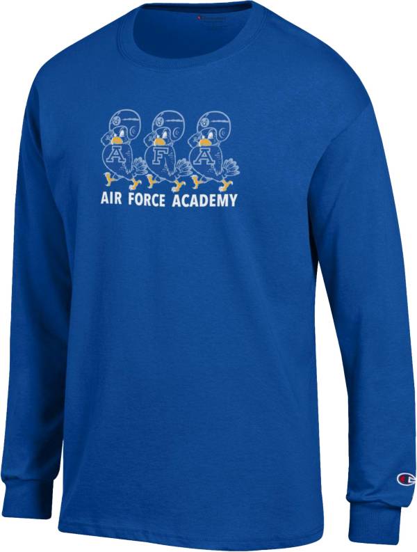Champion Youth Air Force Falcons Royal Blue Jersey Long-Sleeve T-Shirt