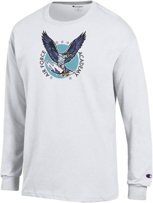 Champion Youth Air Force Falcons White Jersey Long-Sleeve T-Shirt