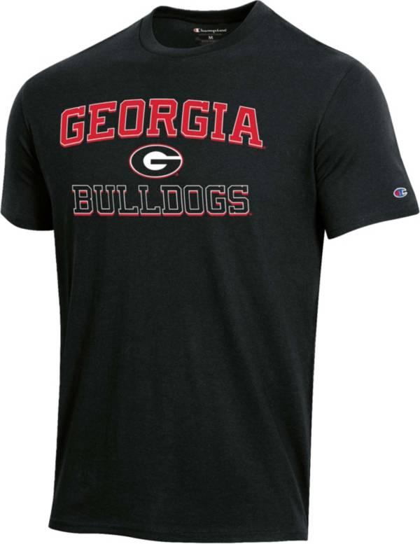 Champion Men's Georgia Bulldogs Black Crew T-Shirt