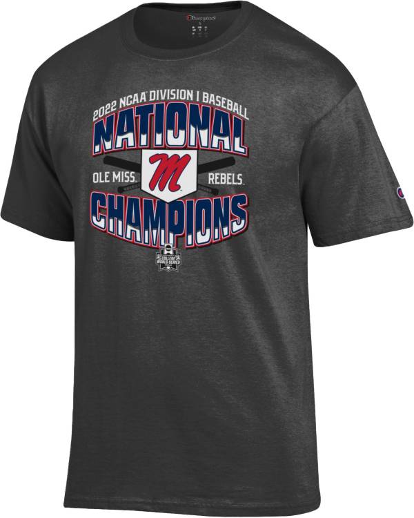 Champion Ole Miss Rebels 2022 NCAA Baseball Men's College World Series Champions Locker Room T-Shirt product image