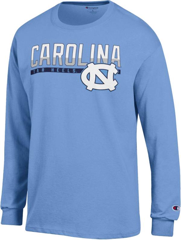 Champion Youth North Carolina Tar Heels Carolina Blue Long Sleeve Jersey T-Shirt