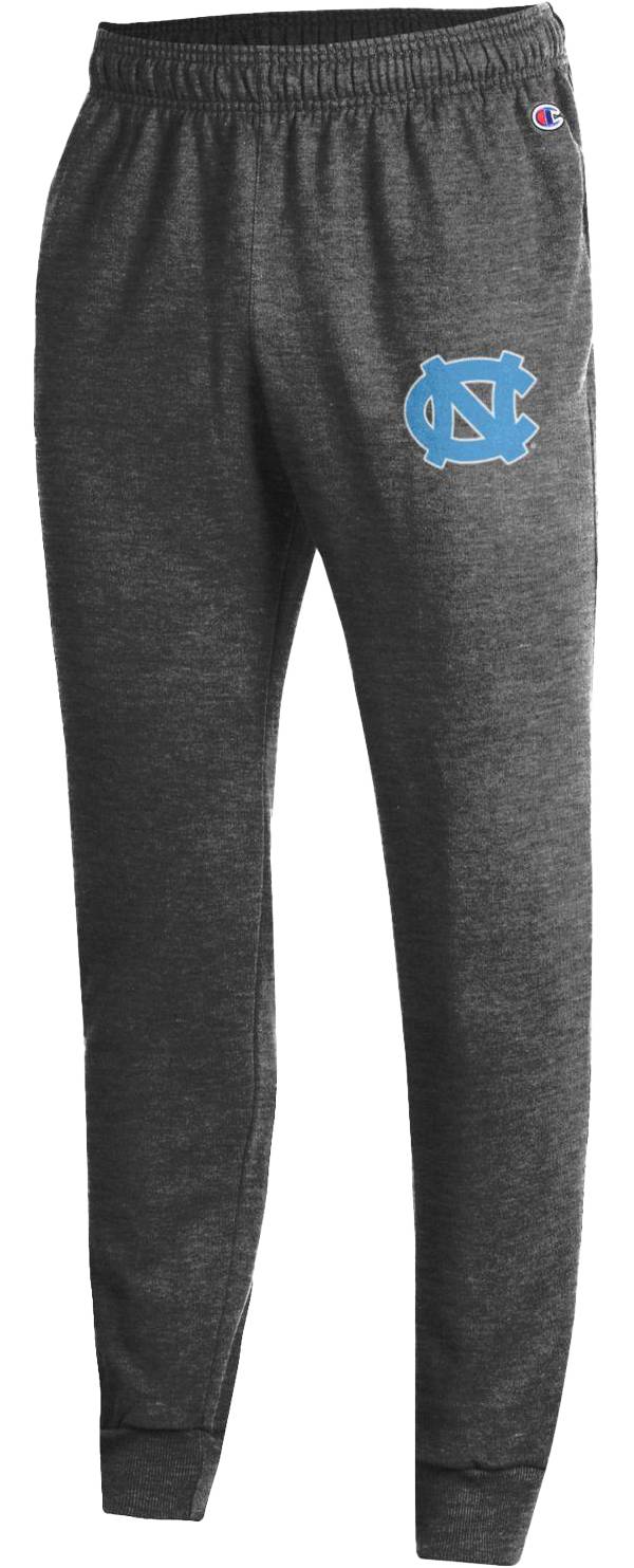 Champion Men's North Carolina Tar Heels Grey Fleece Joggers