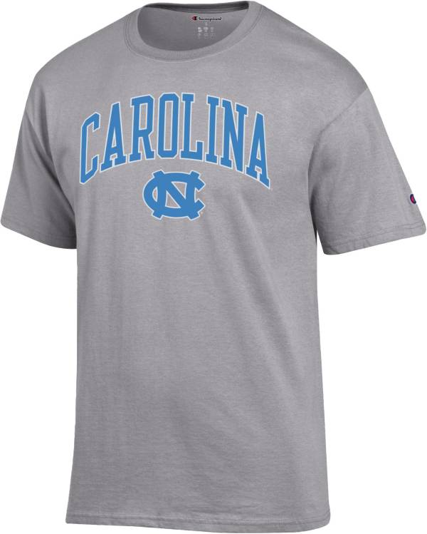 Champion Men's North Carolina Tar Heels Grey Bi-Blend T-Shirt