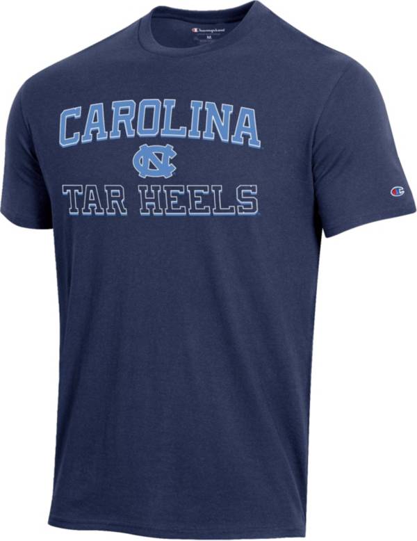 Champion Men's North Carolina Tar Heels Navy Crew T-Shirt