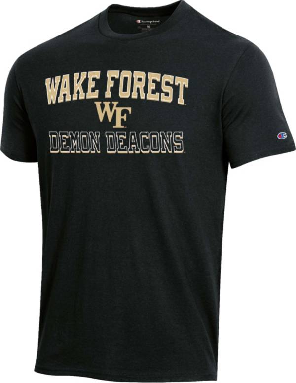 Champion Men's Wake Forest Demon Deacons Black Crew T-Shirt product image