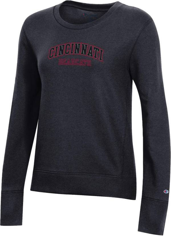 Champion Women's Cincinnati Bearcats Black Pullover Crew Sweatshirt product image