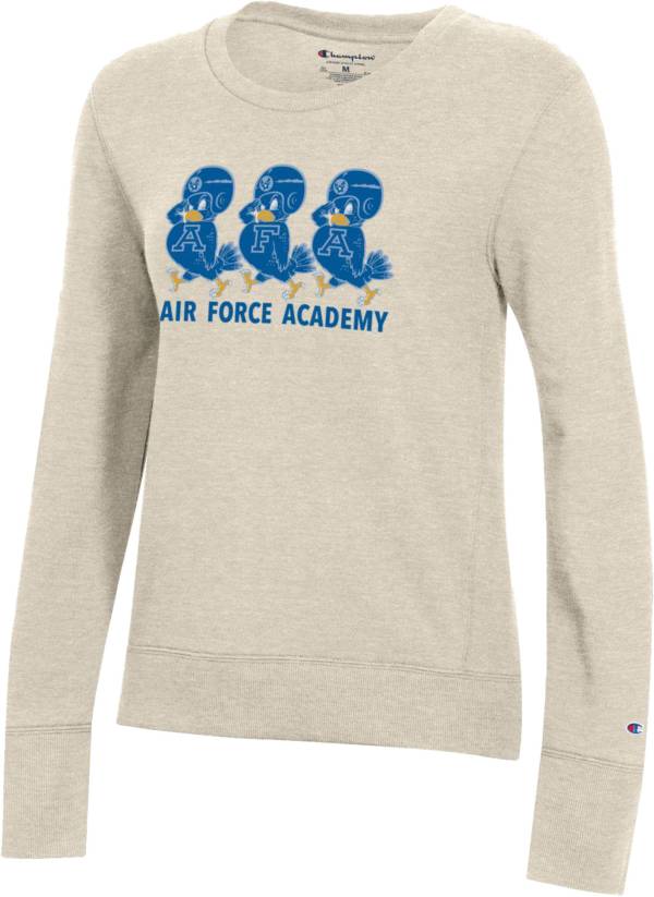 Champion Women's Air Force Falcons White University 2.0 Fleece Crew Sweatshirt product image