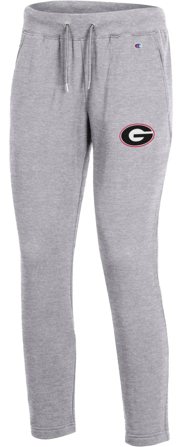 Champion Women's Georgia Bulldogs Grey Fleece Pants