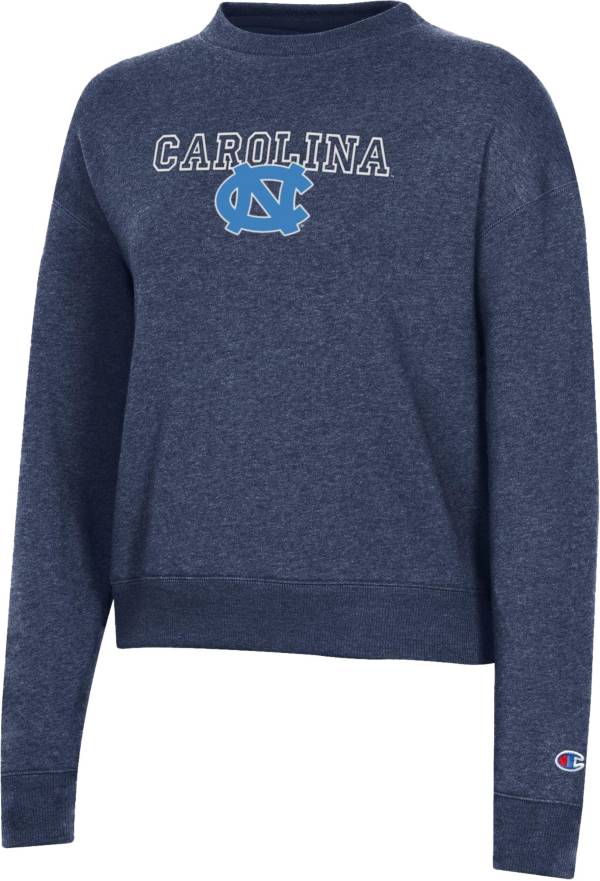 Champion Men's North Carolina Tar Heels Grey University Pullover Crew Sweatshirt