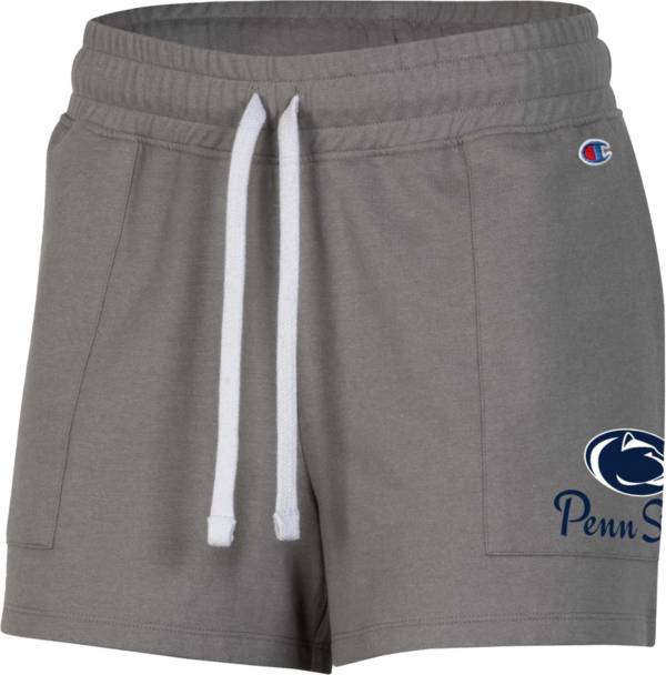 Champion Women's Penn State Nittany Lions Gray French Terry Shorts