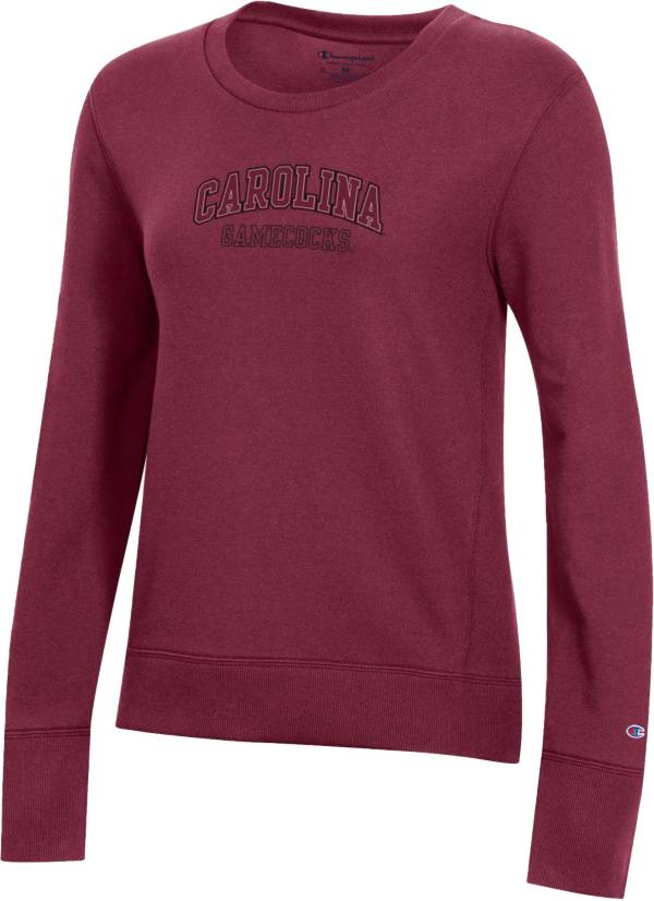 Champion Women's South Carolina Gamecocks Garnet Pullover Crew Sweatshirt