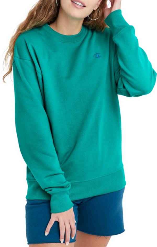 Champion Women's Powerblend Fleece Oversized Crew Sweatshirt