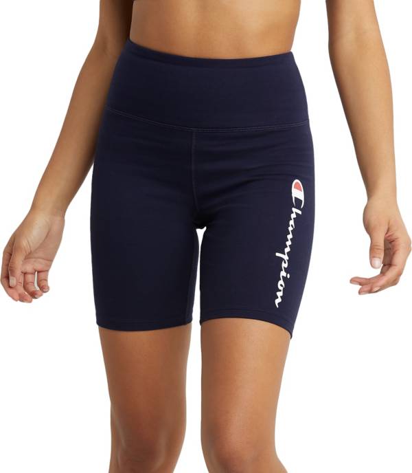 Champion Women's Authentic Script Logo Bike Shorts