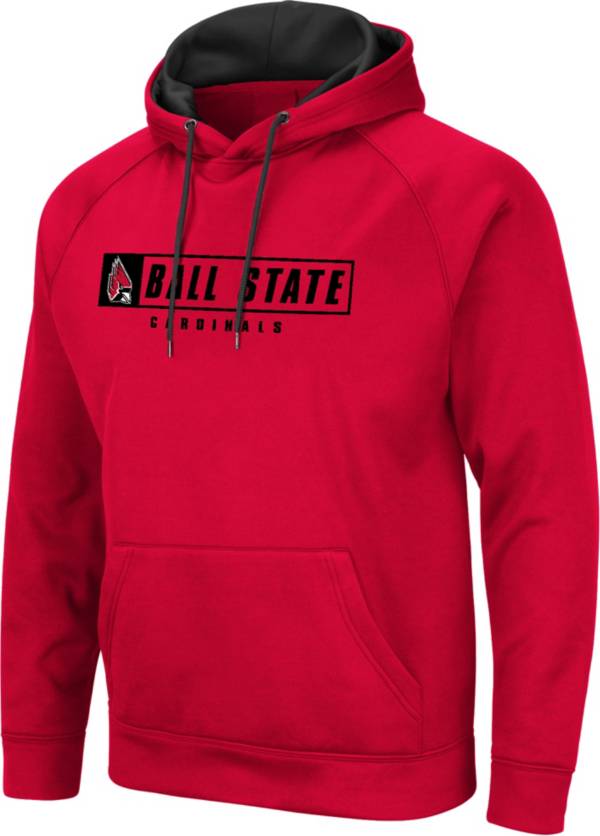 Colosseum Men's Ball State Cardinals Red Promo Hoodie product image