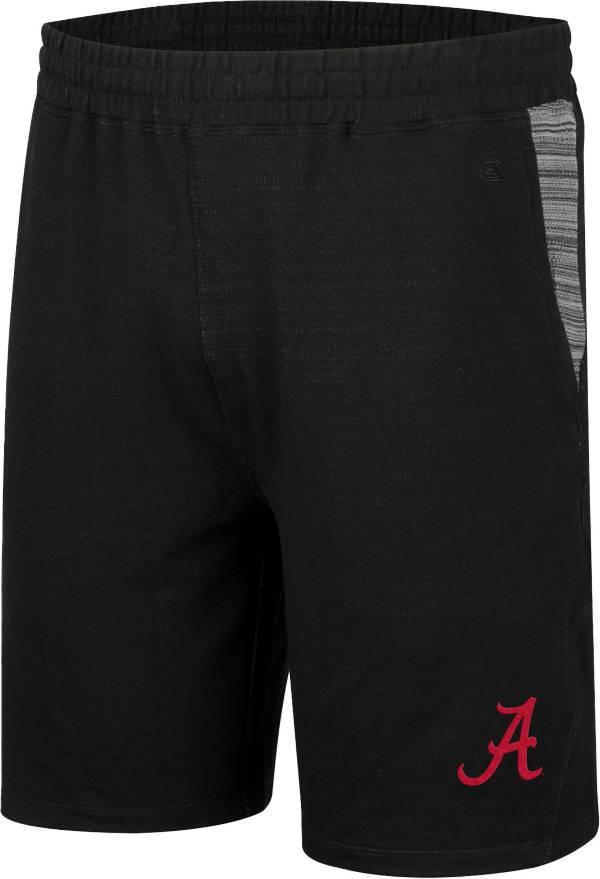 Colosseum Men's Alabama Crimson Tide Black Thunder Fleece Shorts product image