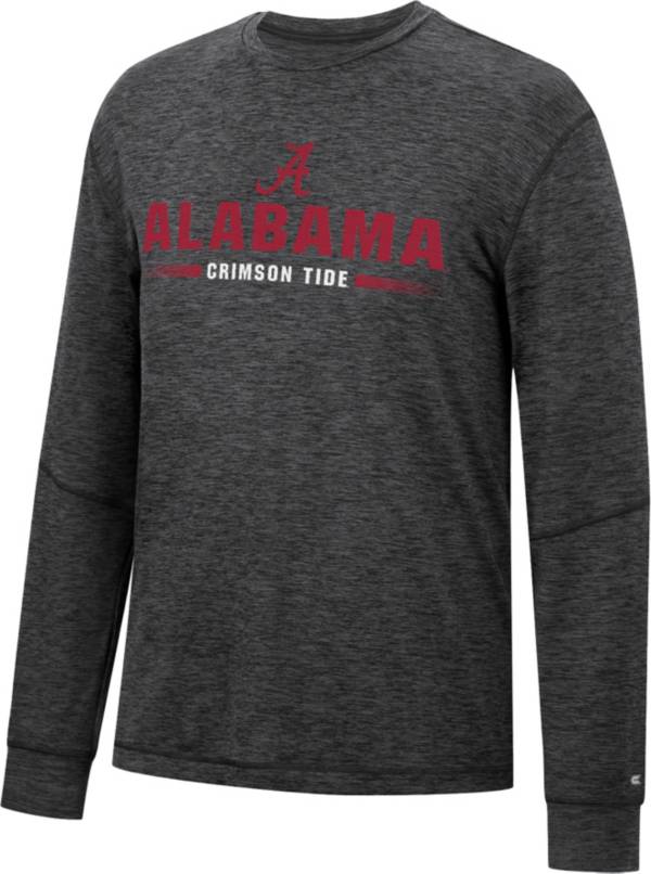 Colosseum Men's Alabama Crimson Tide Black Tournament Long Sleeve T-Shirt product image