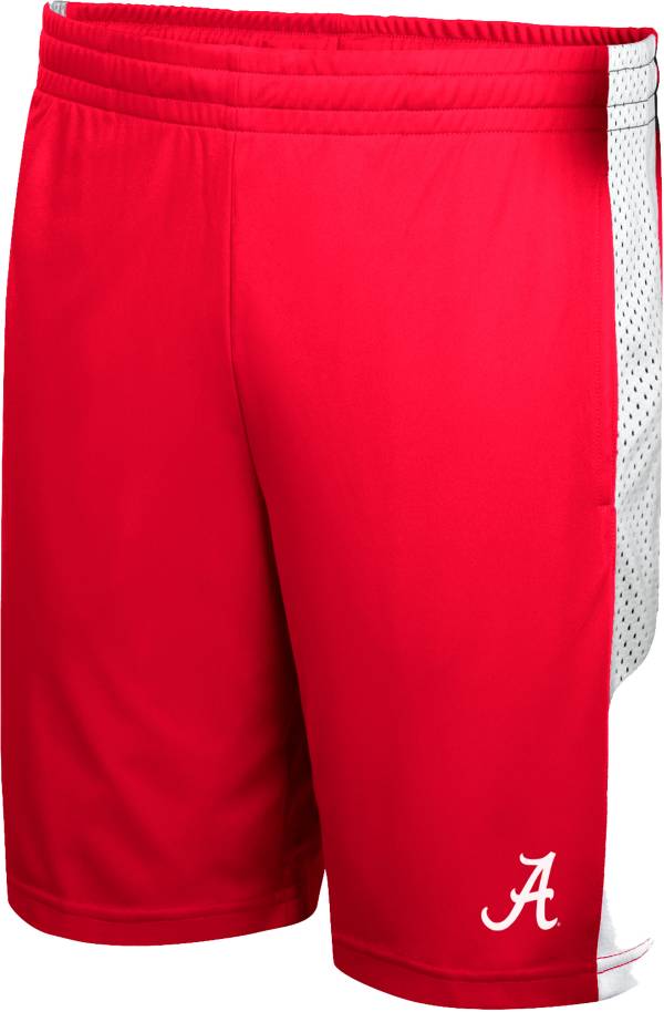 Colosseum Men's Alabama Crimson Tide Crimson Basketball Shorts