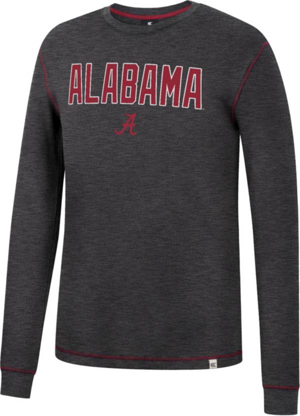 Colosseum Men's Alabama Crimson Tide Grey Therma Longsleeve T-Shirt product image