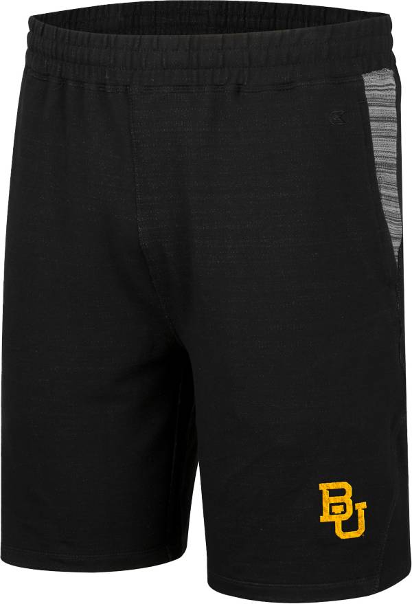 Colosseum Men's Baylor Bears Black Thunder Fleece Shorts product image