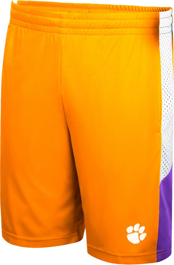 Colosseum Men's Clemson Tigers Orange Basketball Shorts