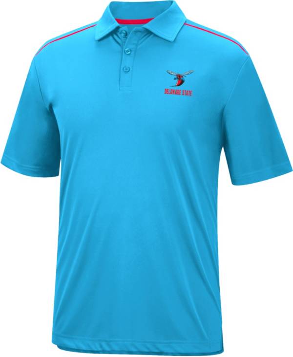 Colosseum Men's Delaware State Hornets Columbia Blue Polo product image