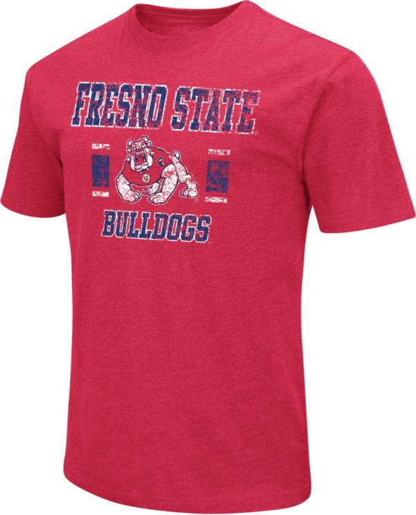 Colosseum Men's Fresno State Bulldogs Cardinal Playbook T-Shirt