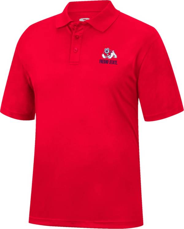 Colosseum Men's Fresno State Bulldogs Cardinal Promo Polo