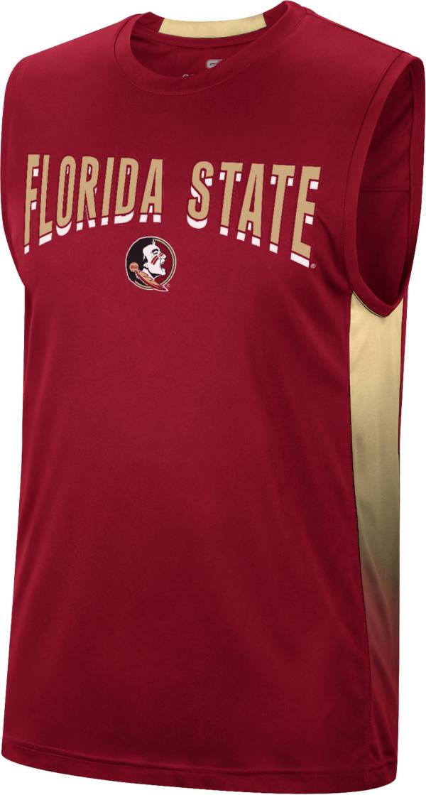 Colosseum Men's Florida State Seminoles Garnet Hollywood Sleeveless T-Shirt product image