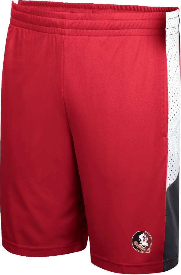 Colosseum Men's Florida State Seminoles Garnet Basketball Shorts