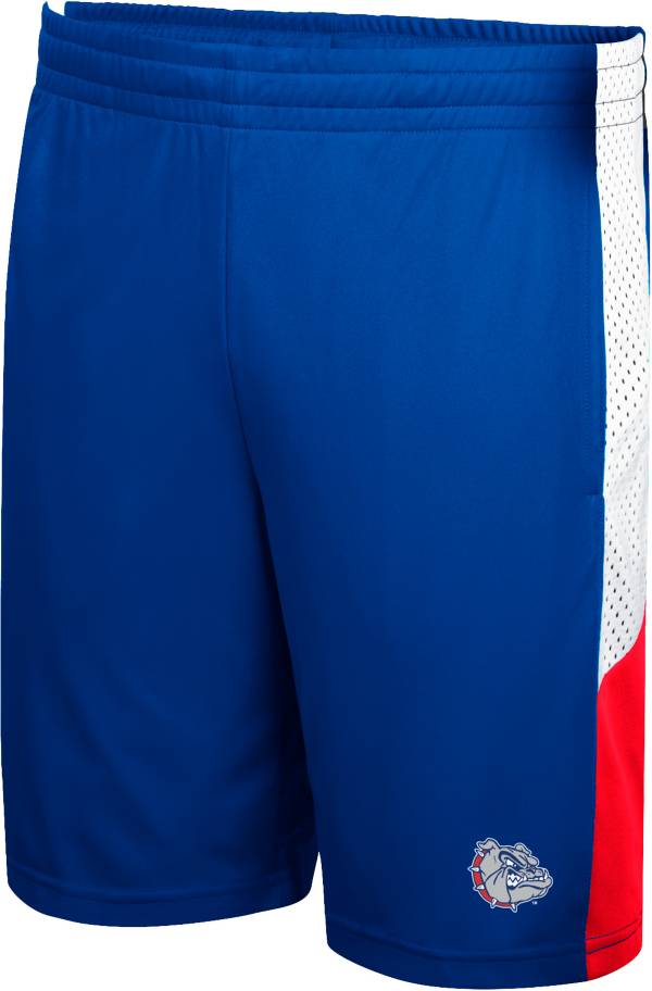 Colosseum Men's Gonzaga Bulldogs Blue Basketball Shorts