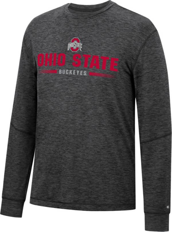 Colosseum Men's Ohio State Buckeyes Black Tournament Long Sleeve T-Shirt