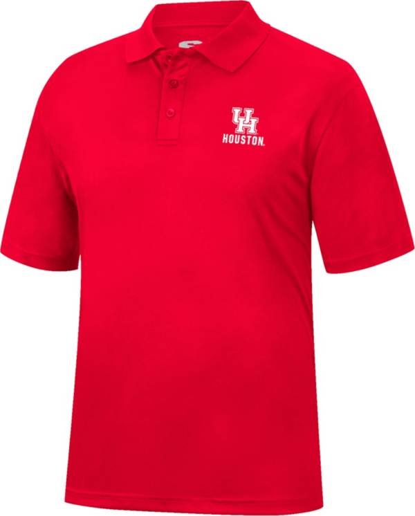 Colosseum Men's Houston Cougars Red Promo Polo