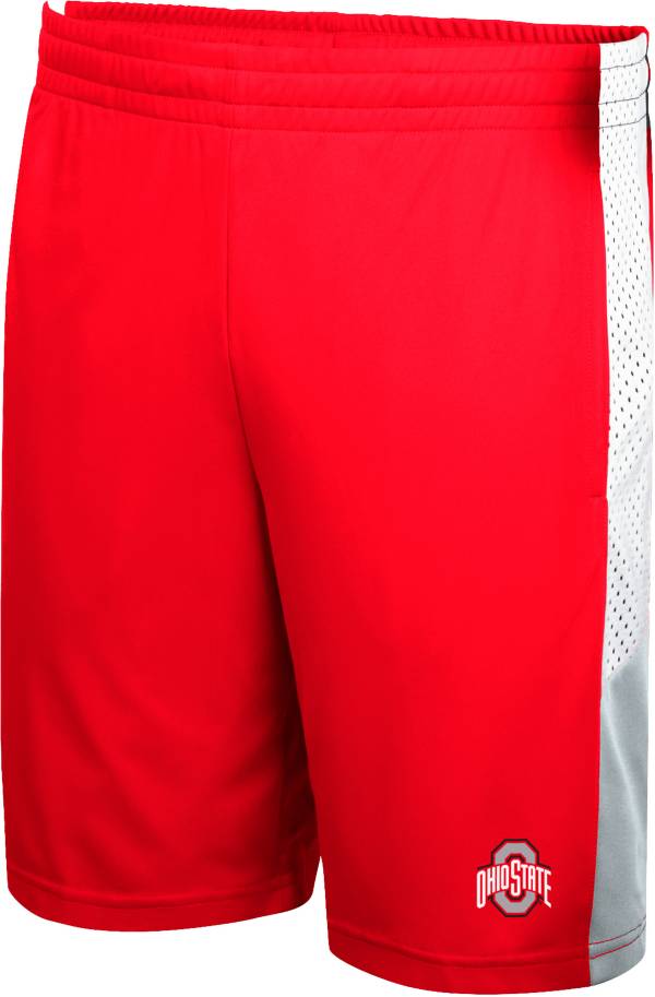 Colosseum Men's Ohio State Buckeyes Scarlet Basketball Shorts product image