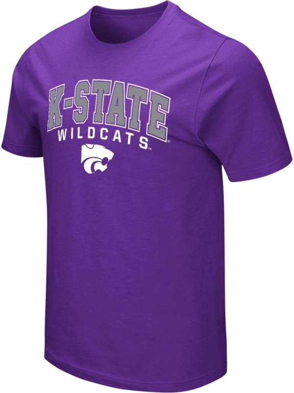 Colosseum Men's Kansas State Wildcats Purple T-Shirt