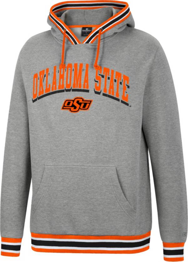 Colosseum Men's Oklahoma State Cowboys Grey Baller Pullover Hoodie product image