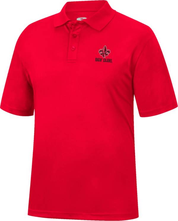 Colosseum Men's Louisiana-Lafayette Ragin' Cajuns Red Promo Polo