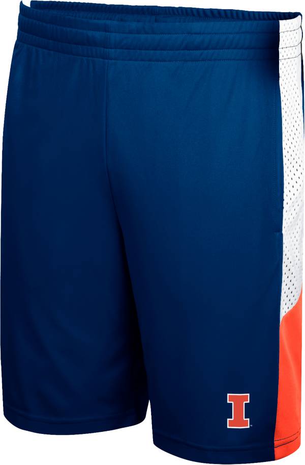 Colosseum Men's Illinois Fighting Illini Blue Basketball Shorts