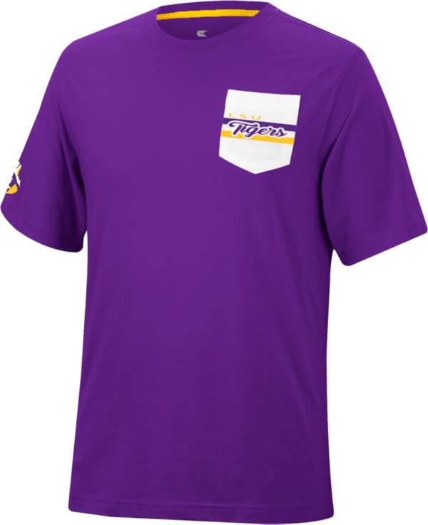 Colosseum Men's LSU Tigers Purple League Game T-Shirt