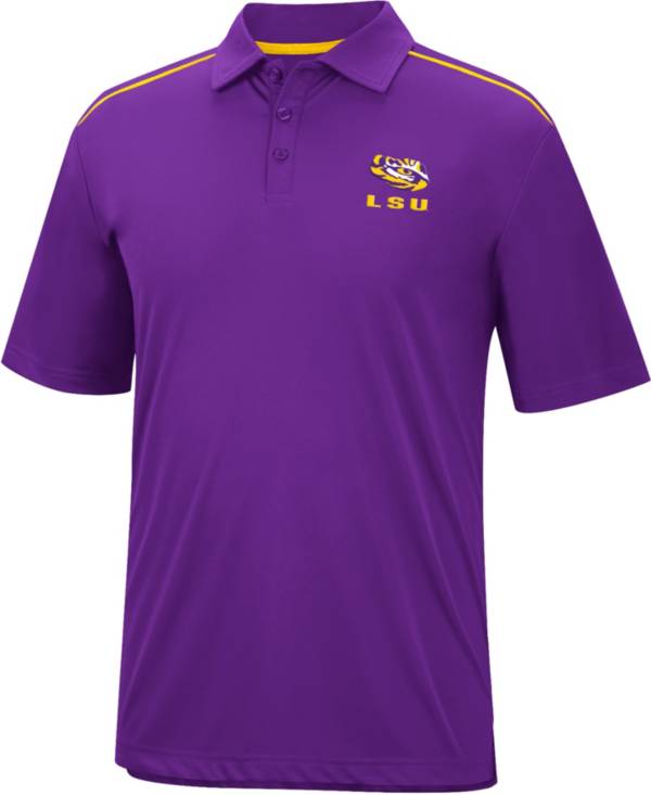 Colosseum Men's LSU Tigers Purple Polo